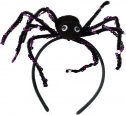 Haarband voor Halloween met spin