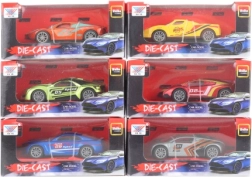 Metalen autootje met terugtrekmotor