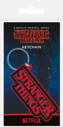 Rubber Keychain STRANGER THINGS – logo