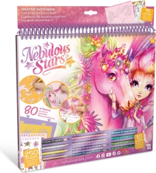 Nebulous Stars creatief schetsboek Lilyaz en Viviaz