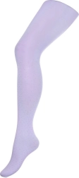 Children's cotton tights 3D New Baby light purple with polka dots
