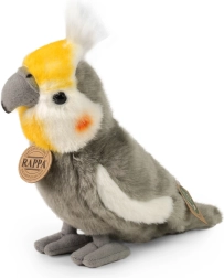 Rappa Plüschpapagei Nymphensittich mit Haube 20 cm ECO-FRIENDLY