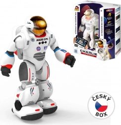 Robot Astronaut Charlie met Educatieve App