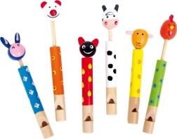Children's Wooden Animal Whistle