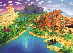 Puzzel Minecraft 500 stukjes van Ravensburger