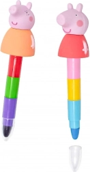 Stapelkrijtjes PEPPA PIG, mix kleuren, 2 stuks
