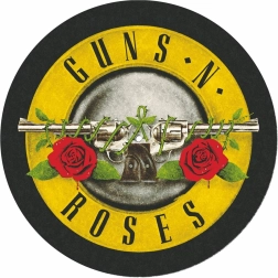 Platenmat met Guns and Roses-motief