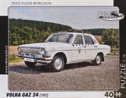 Puzzle rétro voiture Volga GAZ 24 (1983) – 40 pièces