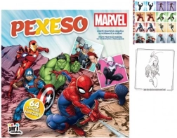 Pexeso in schrift MARVEL – 64 kaartjes, 21,5 × 21,5 cm