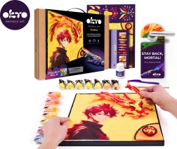 OKTO Manga Motif Elements Fire – Art Set 30 × 40 cm