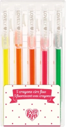 Crayons de cire néon DJECO 5 pcs