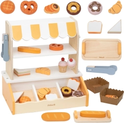 VIGA wooden mini bakery – dessert shop, 16 pcs
