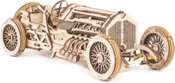 Ugears 3D wooden mechanical puzzle U9 Grand Prix racing car