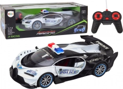 Voiture de police RC 1:12 blanche