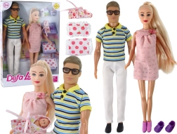 Pregnant Doll DEFA LUCY – Family Set with Baby and Partner