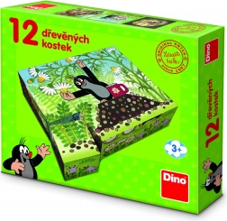 Blocs en bois Dino Taupe et amis