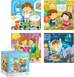 Puzzel 4-in-1 Mijn dag