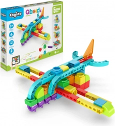 ENGINO Qboidz Airplane – construction set for kids 3+ (5 models)