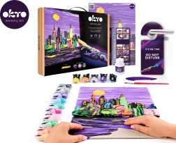 Okto sculpting paint set Skyline New York 30 × 40 cm