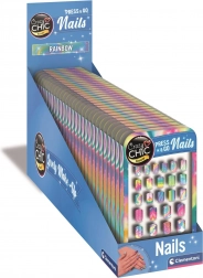 Clementoni Crazy Chic regenboog zelfklevende nageltips voor kinderen