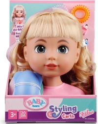 Baby Born tête à coiffer Carla avec accessoires de styling