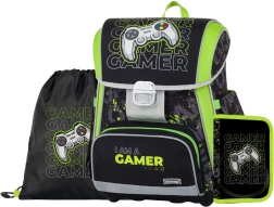 Premium Gamer School Set – satchel, gym bag and pencil case