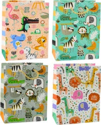 Paper Gift Bag Safari Animals 23 x 18 x 10.5 cm