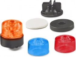 Bruder roterende baken met gekleurde kappen