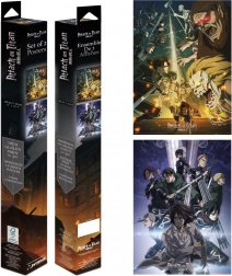 Set de mini-affiches Attack on Titan (2 pcs, 38 × 52 cm)