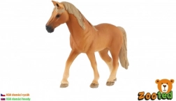 Plastic model of a brown horse 13 cm