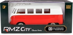 Metal model Volkswagen T1 Samba 1:32 – red-white