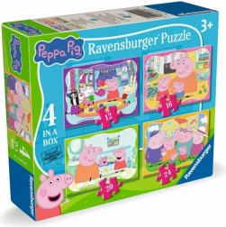 Puzzel 4-in-1 Peppa Pig
