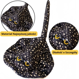 Plush Magical Black Ray with Dots 50cm