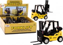 Metalen heftruck met wrijvingsaandrijving – geel