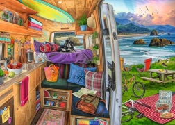 RAVENSBURGER Puzzle View from the Caravan XXL 500 Pieces
