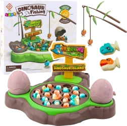 Spel voor kinderen Vissen naar dinosaurussen met magneten en geluiden