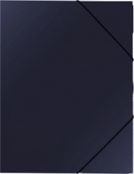 Map met elastiek A4 blauw