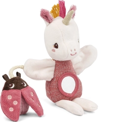 Lilliputiens handpop Eenhoorn Lena met activiteiten