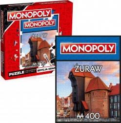 puzzel WINNING MOVES Monopoly Gdańsk Żuraw 1000 stukjes