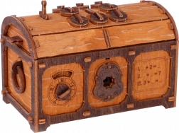 Escape Room Schatkist houten 3D-puzzel