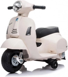 Elektrische kindermotor VESPA, wit