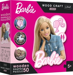 Houten Barbie-puzzel voor kinderen 50 stukjes