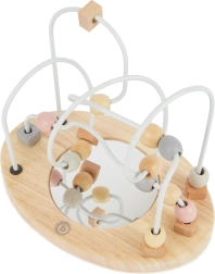 Bieco labyrinthe moteur avec miroir, rose