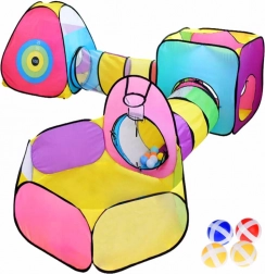 mega entertainmentcentrum 5-in-1 – opvouwbare kindertenten met tunnels en speelelementen