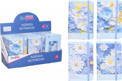 Gelijnd notitieboek 9 × 14 cm bloemenmix