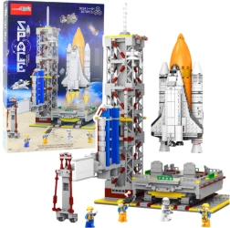 Jeu de construction station spatiale avec fusée – 1670 pièces