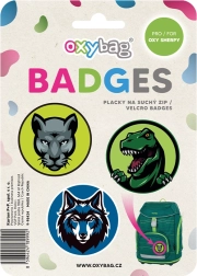 Set verwisselbare badges OXY Sherpy Animal