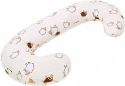 Universal C-shaped nursing pillow New Baby Sheep beige