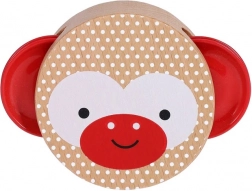 Holztamburin mit Äffchen PETIT COLLAGE