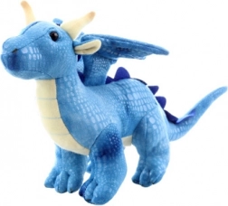 plush dragon blue 20 cm eco-friendly